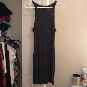 Dark grey stretchy dress